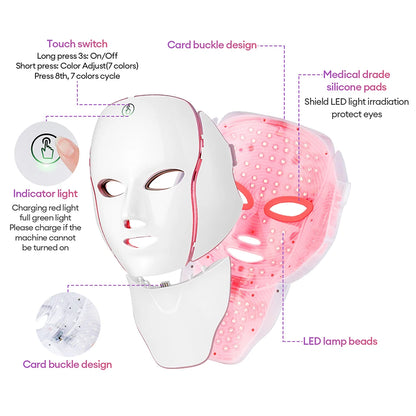 LED Light Photon Mask